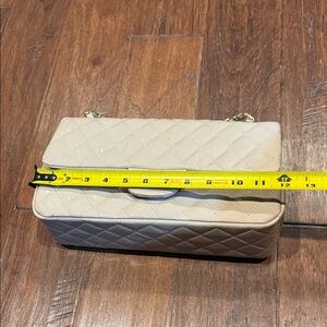 NWT! *Boutique Made* Luxe Chic Beige Quilted Shoulder Bag